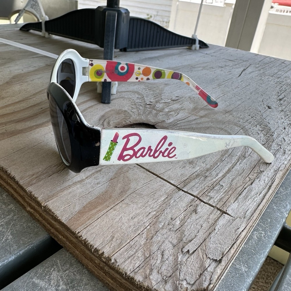 BARBIE 50th Anniversary little girl Sunglasses by Mattel‎ White Pink